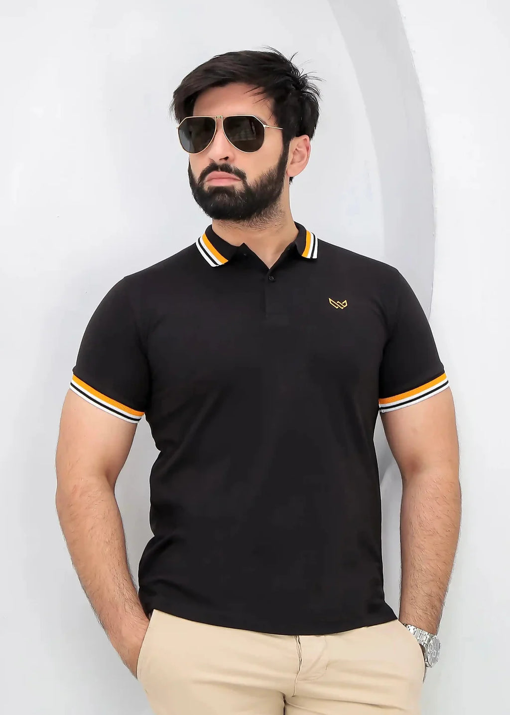 Excellence Black Polo Premium Cotton