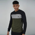Progression Terry Sweatshirt (Black/Olive)