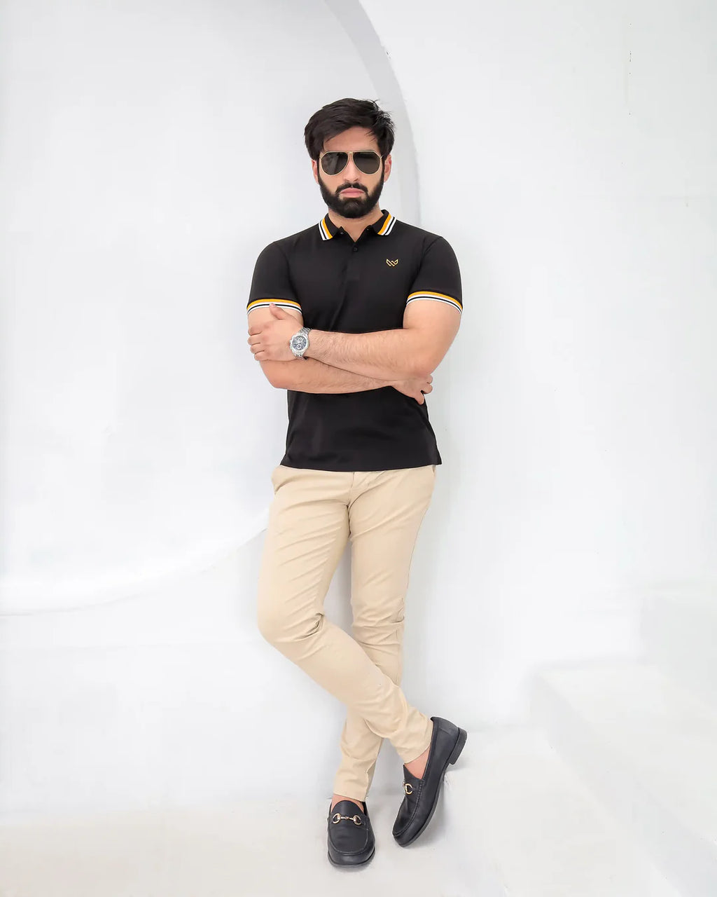 Excellence Black Polo Premium Cotton